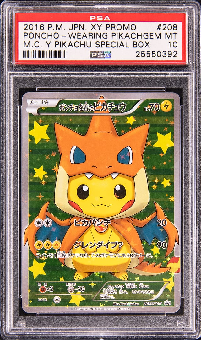 2016 Mega Charizard Y Poncho Pikachu PSA 10 Sells