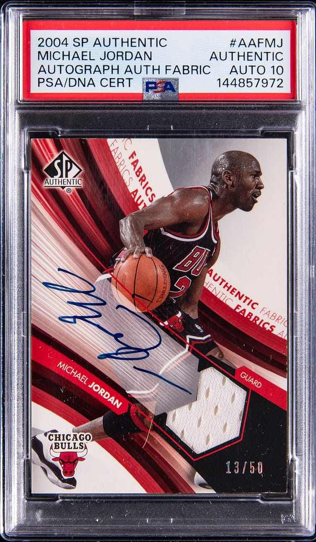 2004-05 SP Authentic Michael Jordan Auto Relic Sale