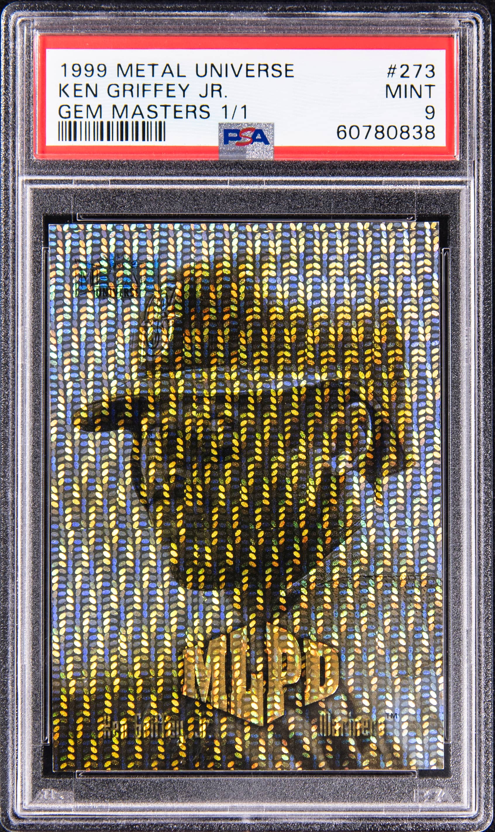 1999 Gem Masters Ken Griffey Jr. PSA 9 sells for $58K