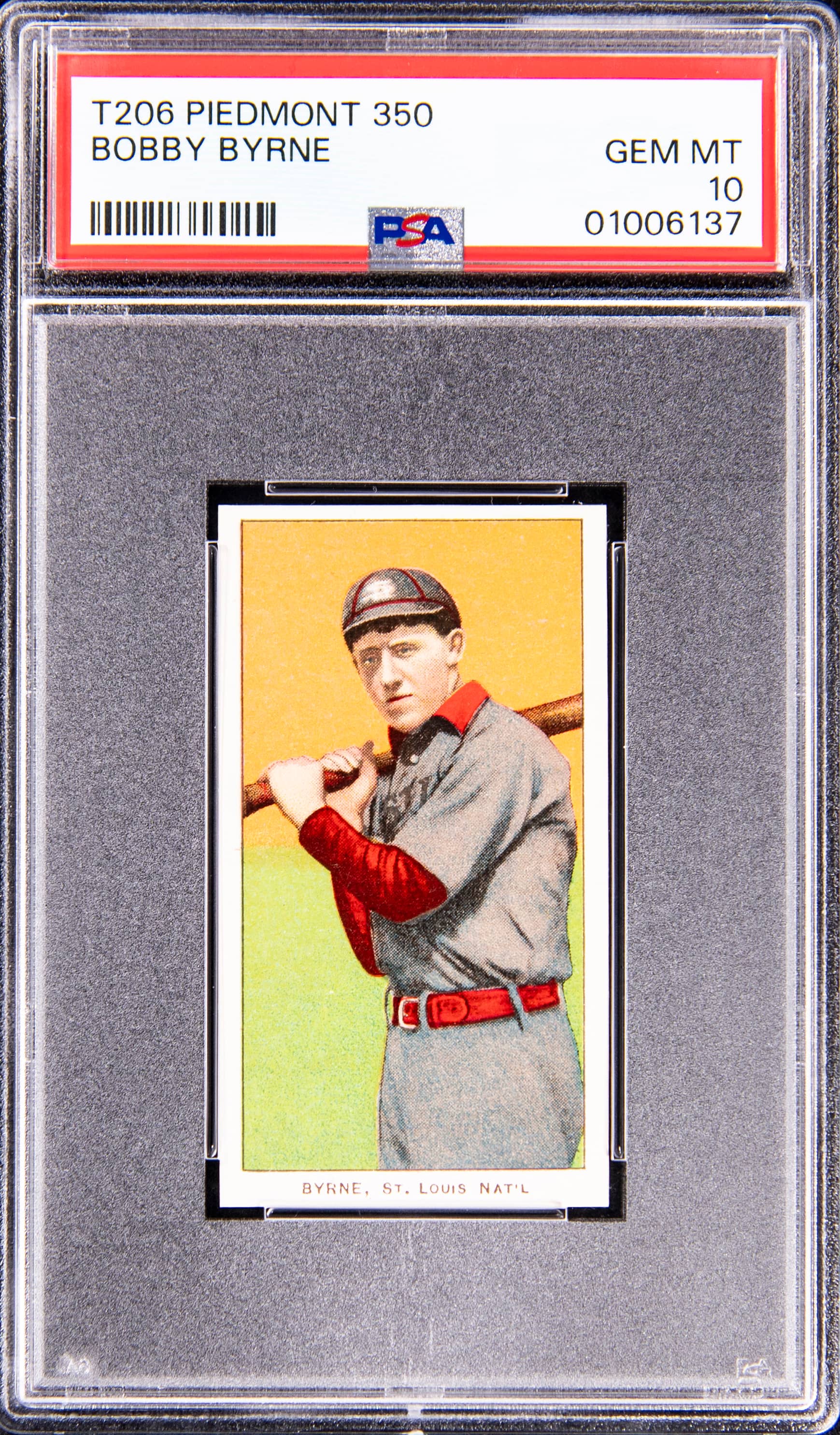 PSA 10 T206 Bobby Byrne Sells for $170,800