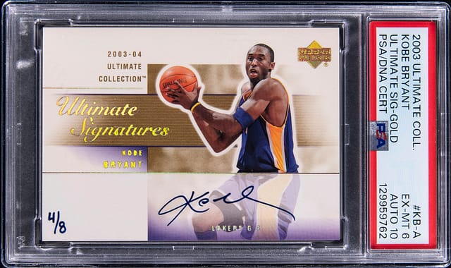 Kobe Bryant 2003-04 Ultimate Signatures Gold Sale