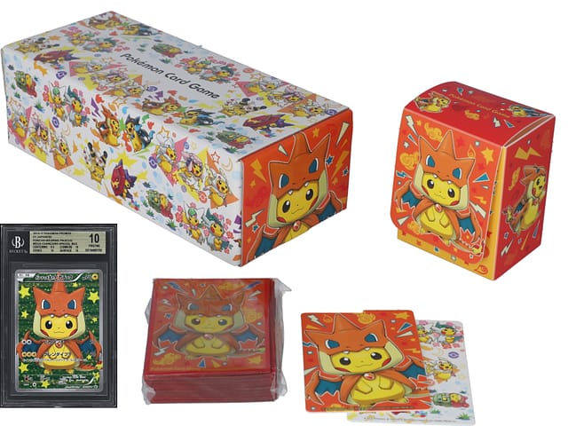 BGS 10 Mega Charizard Y Poncho Pikachu Sells for $15K