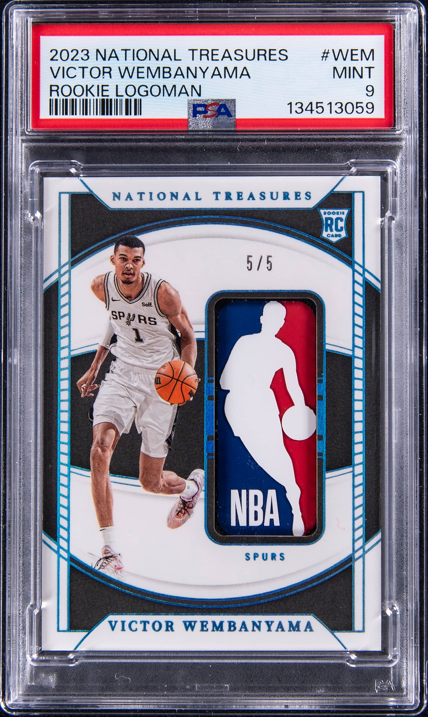 Victor Wembanyama NT Rookie Logoman Sells for $244K