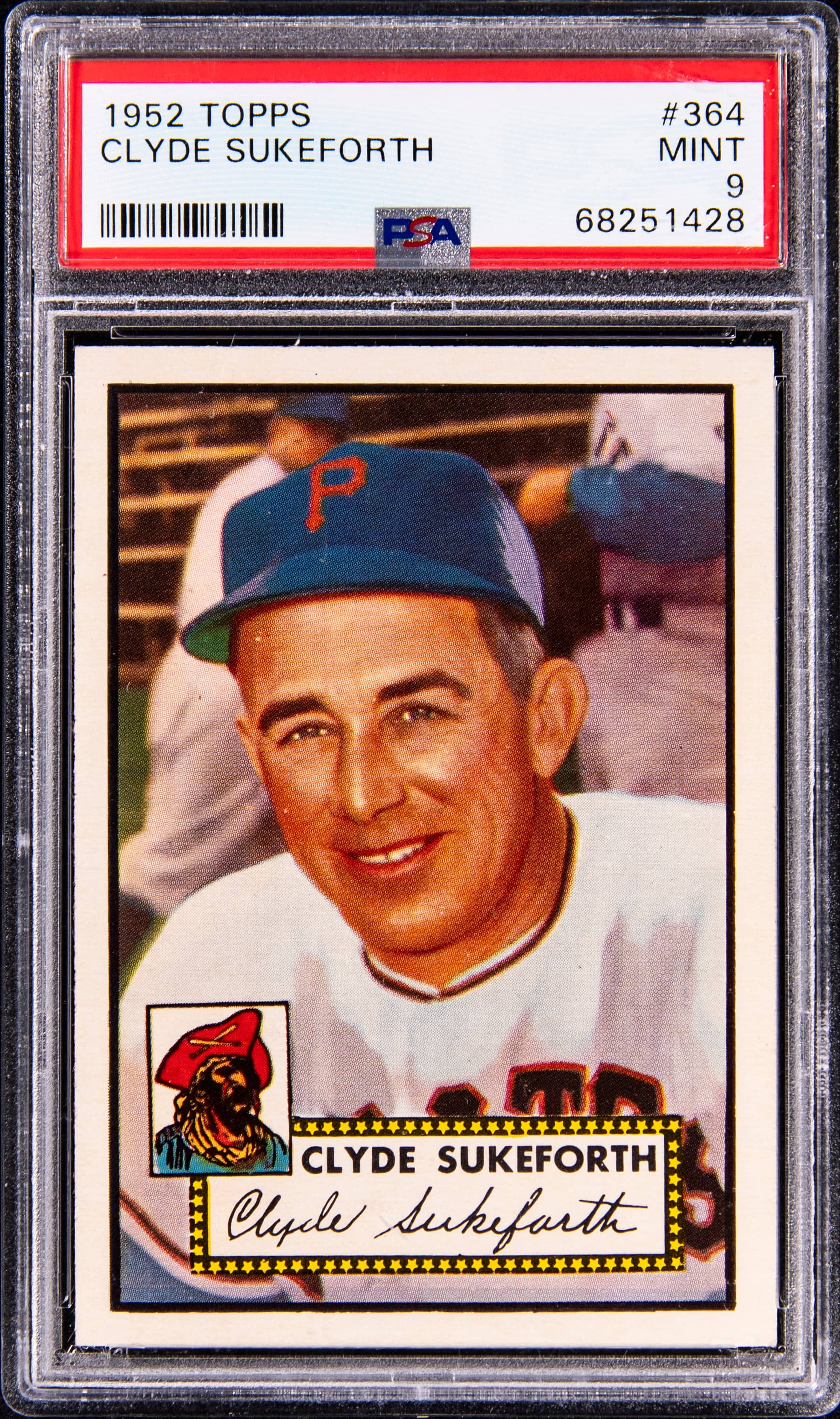 1952 Topps Clyde Sukeforth PSA 9 High Number Sale