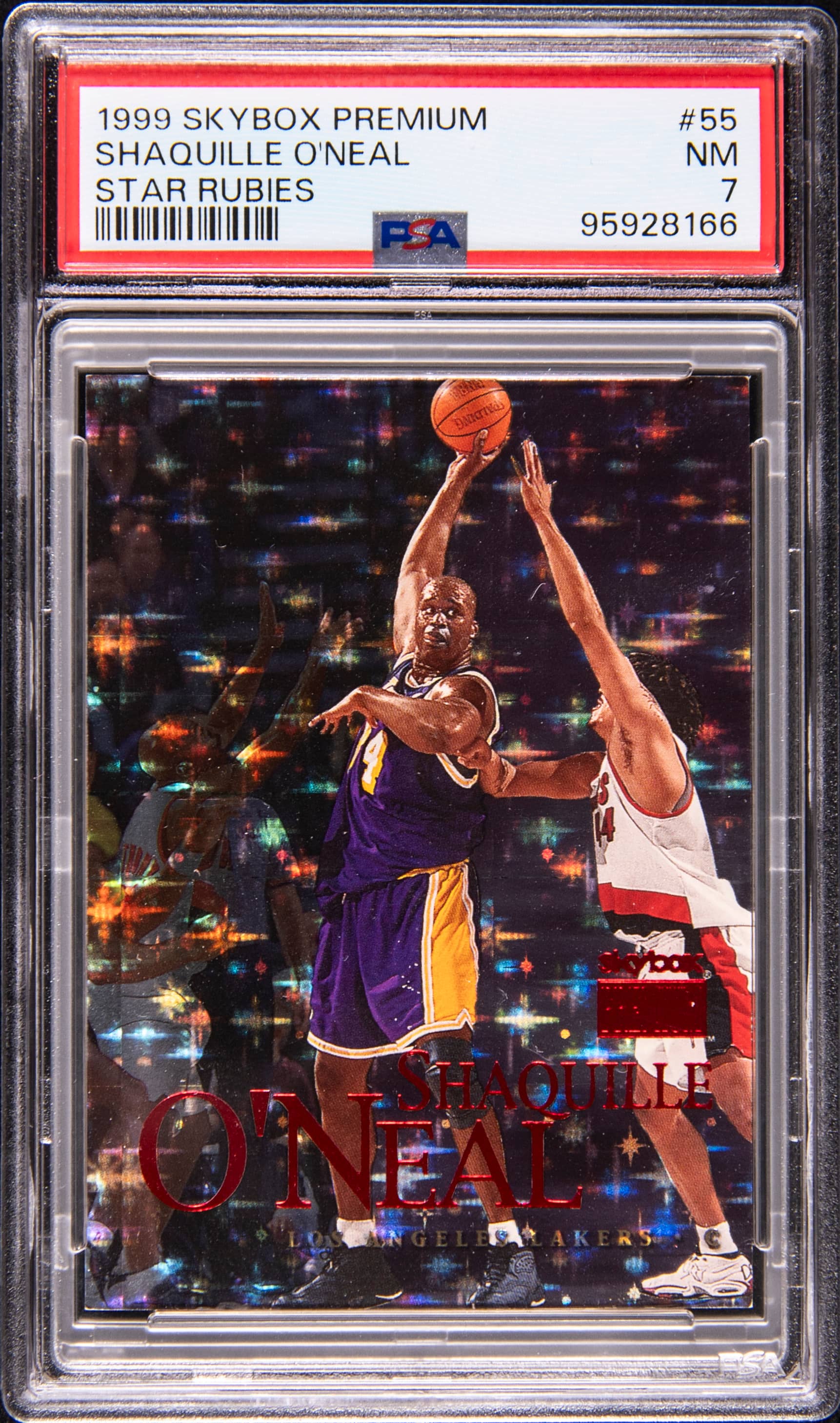 Shaq 1999-00 Star Rubies /45 PSA 7 sells for $18K