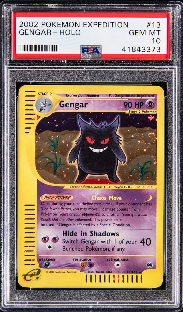2002 Expedition Gengar PSA 10 Sells for $47,580