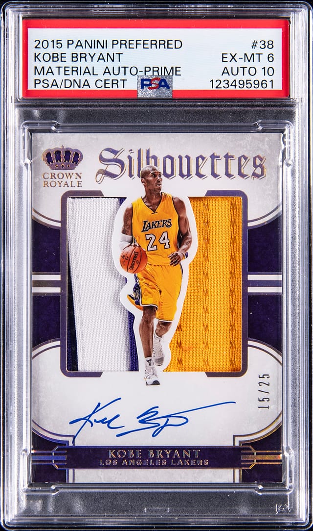 Kobe 2015-16 Preferred Patch Auto /25 Sells for $20K