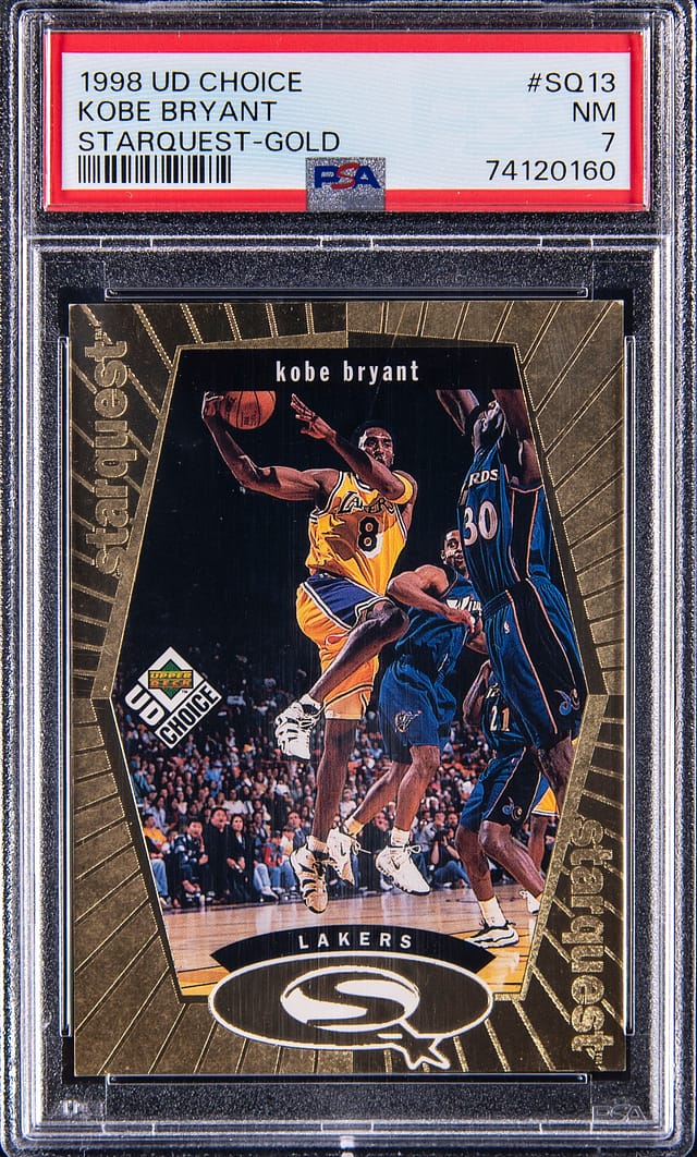 Kobe Bryant 1998-99 Starquest Gold PSA 7 sells for $37K