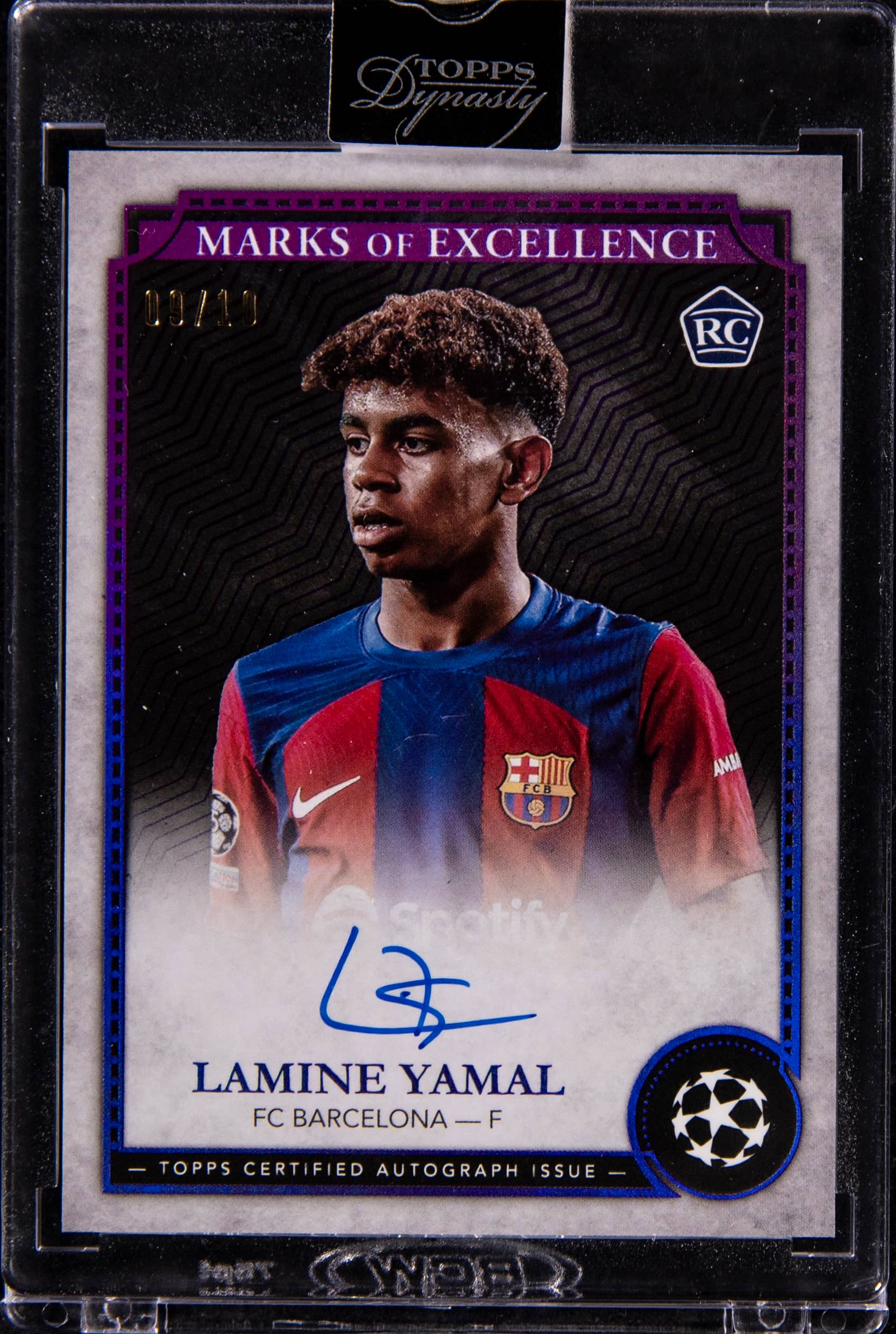 Lamine Yamal 2023-24 Topps Dynasty Purple /10 Sale