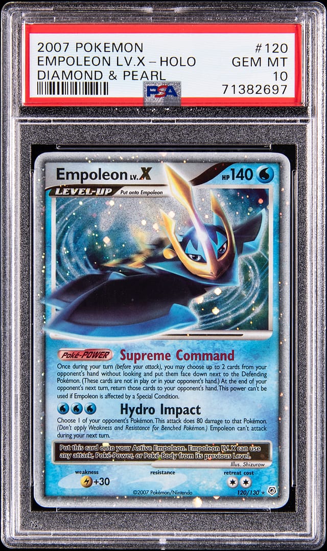 2007 Empoleon Lv.X PSA 10 Sells for $21,167