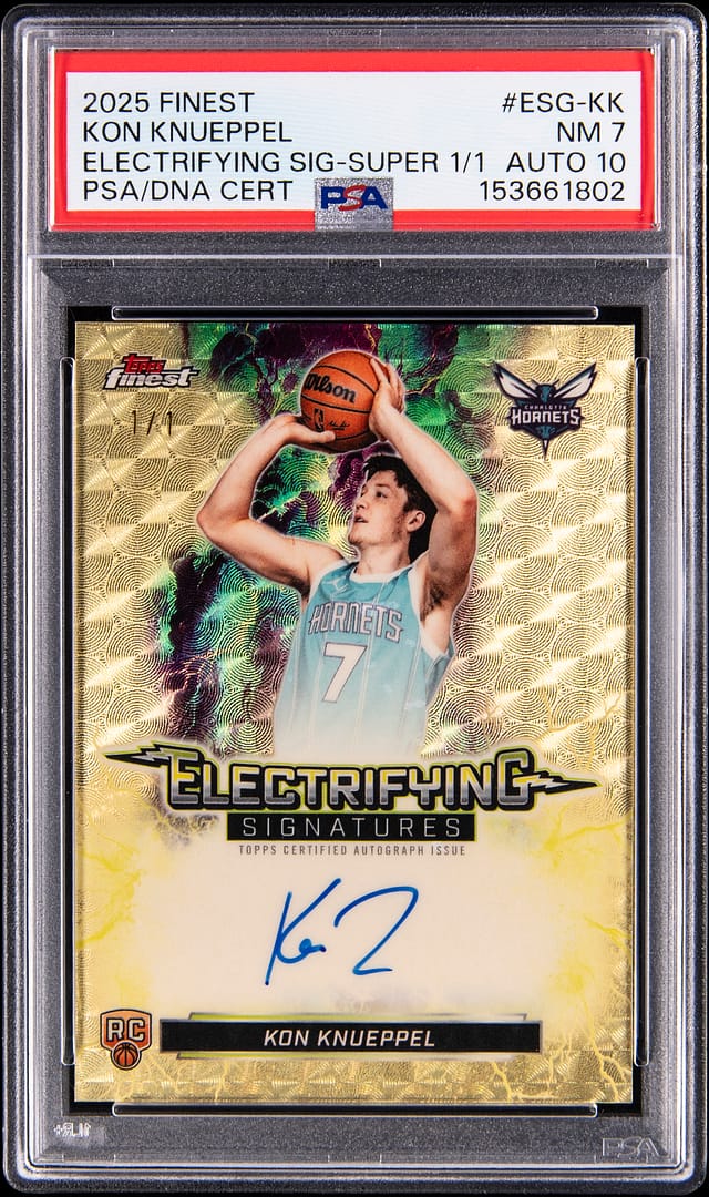 Kon Knueppel 2025-26 Finest SuperFractor 1/1 Sold