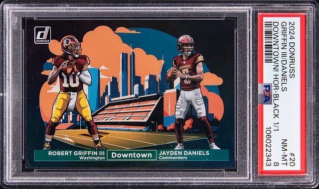 Jayden Daniels Downtown 1/1 Sells for $12,200