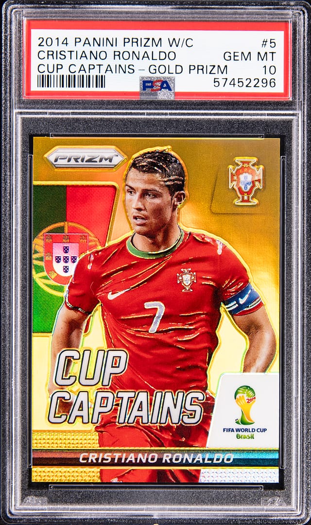 Ronaldo 2014 Prizm Captains Gold /10 PSA 10 sale