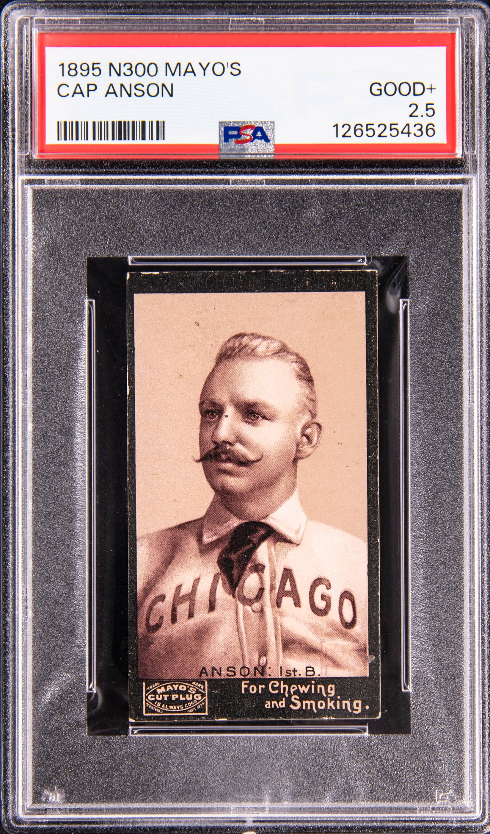 1895 N300 Cap Anson PSA 2.5 sells for $13,441