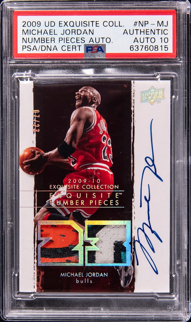 2009-10 Exquisite MJ Number Pieces Sells for $518K