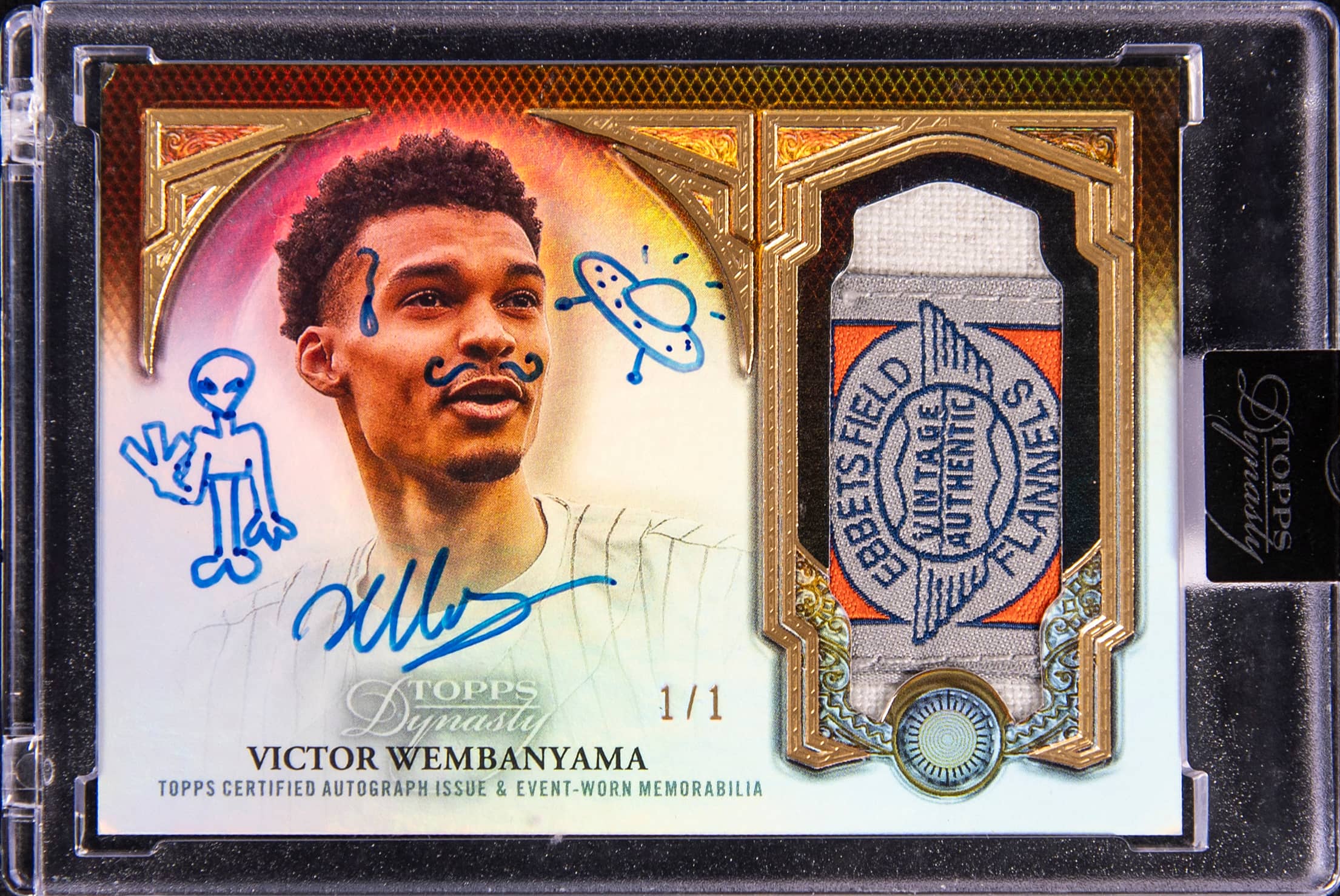 Victor Wembanyama 2023 Topps Dynasty 1/1 Sale