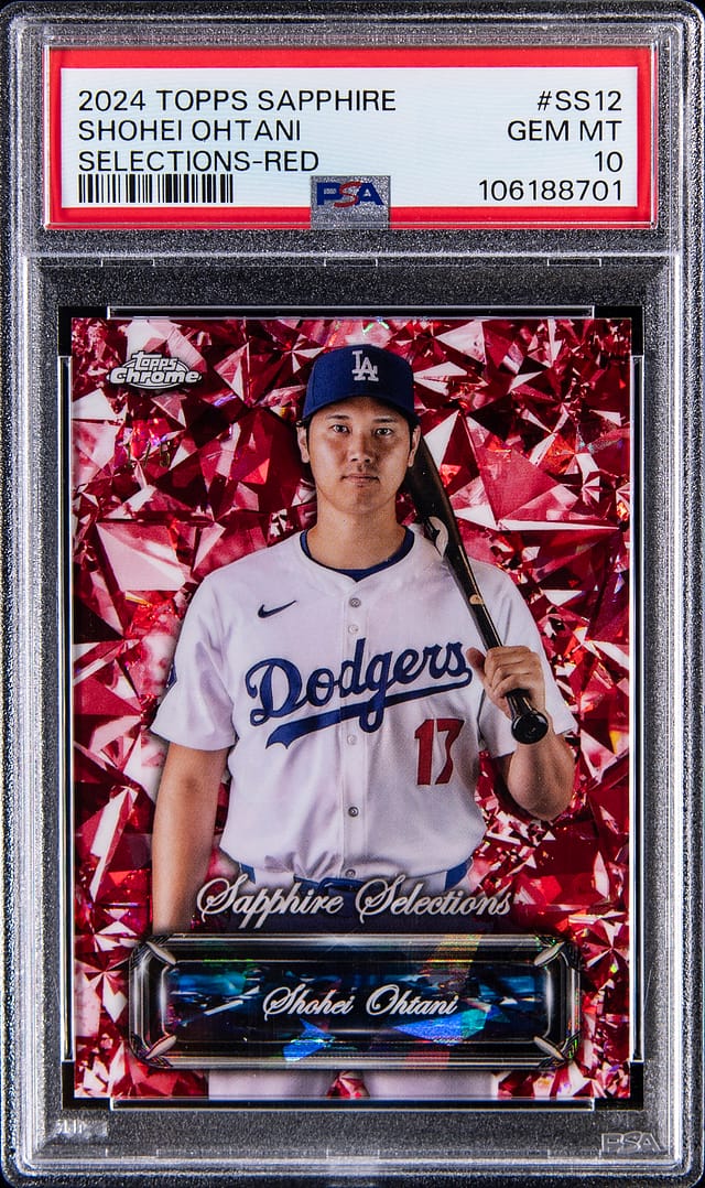 2024 Sapphire Ohtani Red /5 PSA 10 Sells for $12.5K
