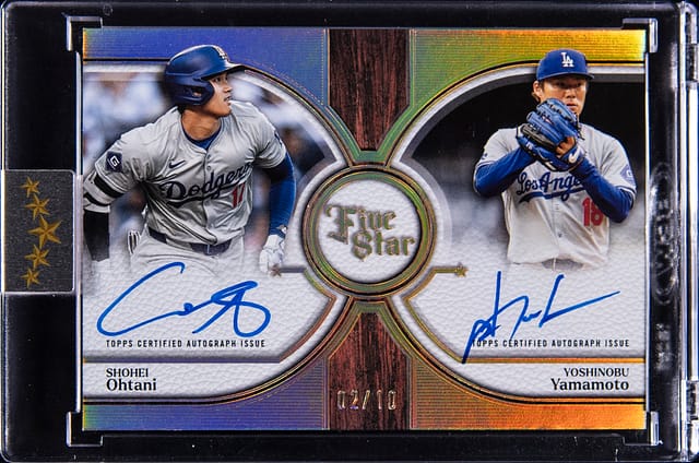 Ohtani & Yamamoto 2025 Five Star Dual Auto /10 Sale
