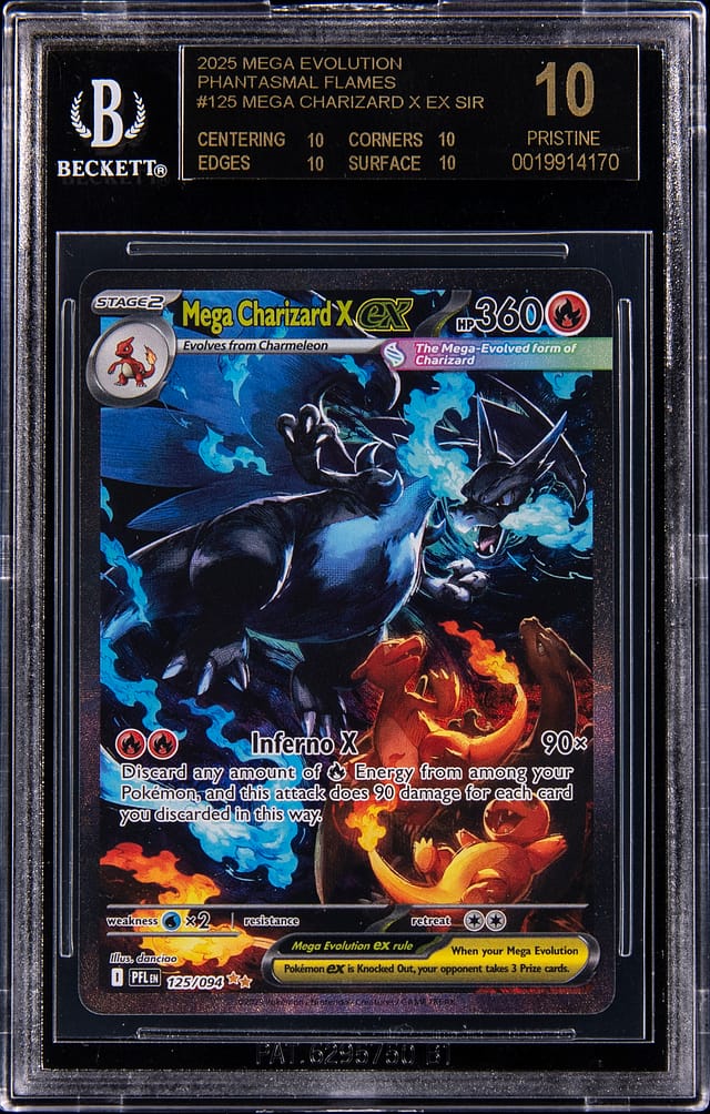 Mega Charizard X ex SIR BGS 10 Sale at Goldin