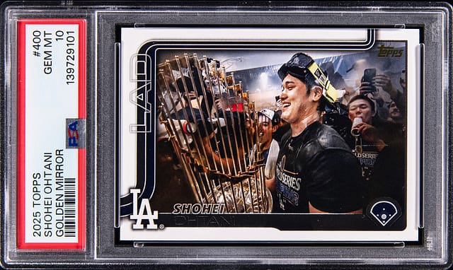 2025 Topps Golden Mirror Ohtani PSA 10 Sells for $12K