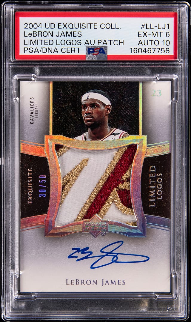 2004-05 Exquisite LeBron Limited Logos Sells for $233K