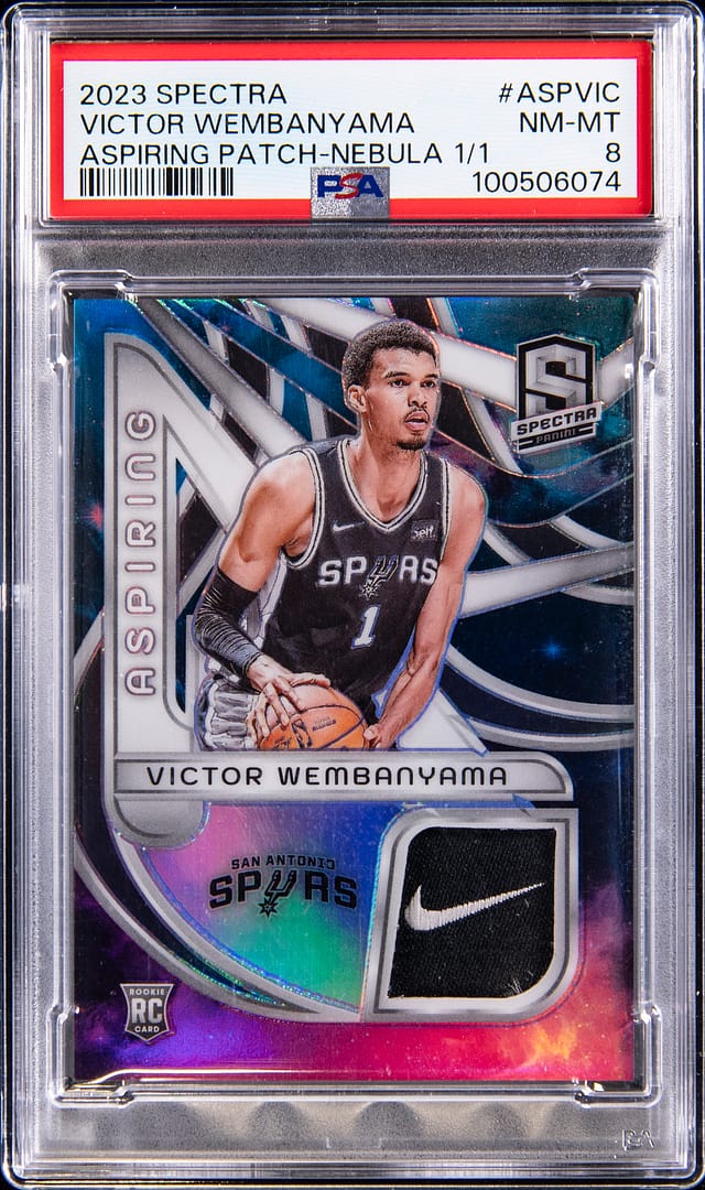 Victor Wembanyama Spectra Nebula 1/1 Sells for $43K