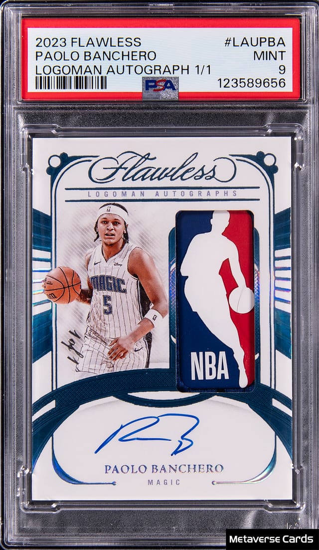 Paolo Banchero Flawless Logoman Auto 1/1 Sells for $616K