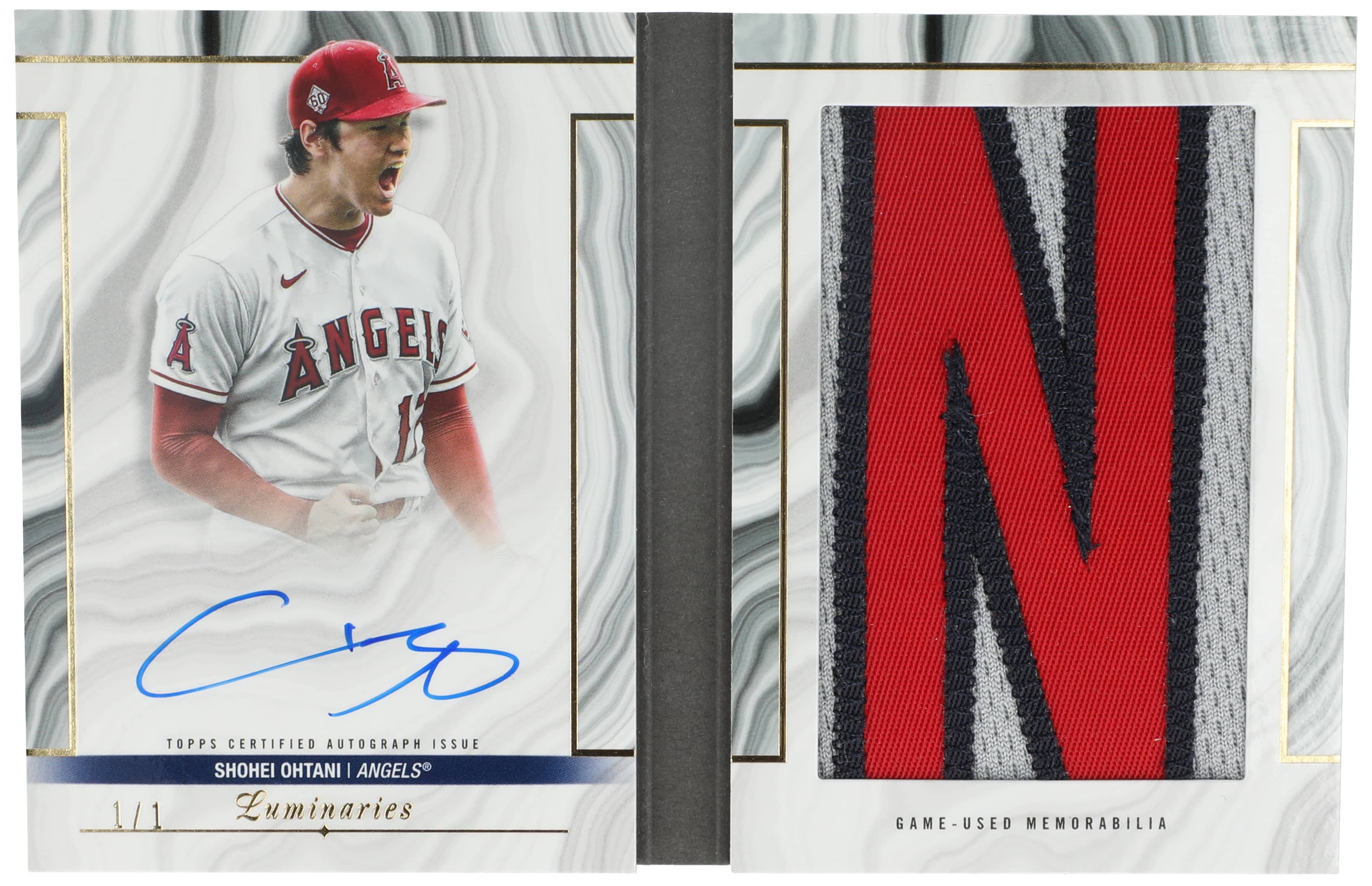 2022 Luminaries Ohtani 1/1 Letter Book Sells for $14.8K
