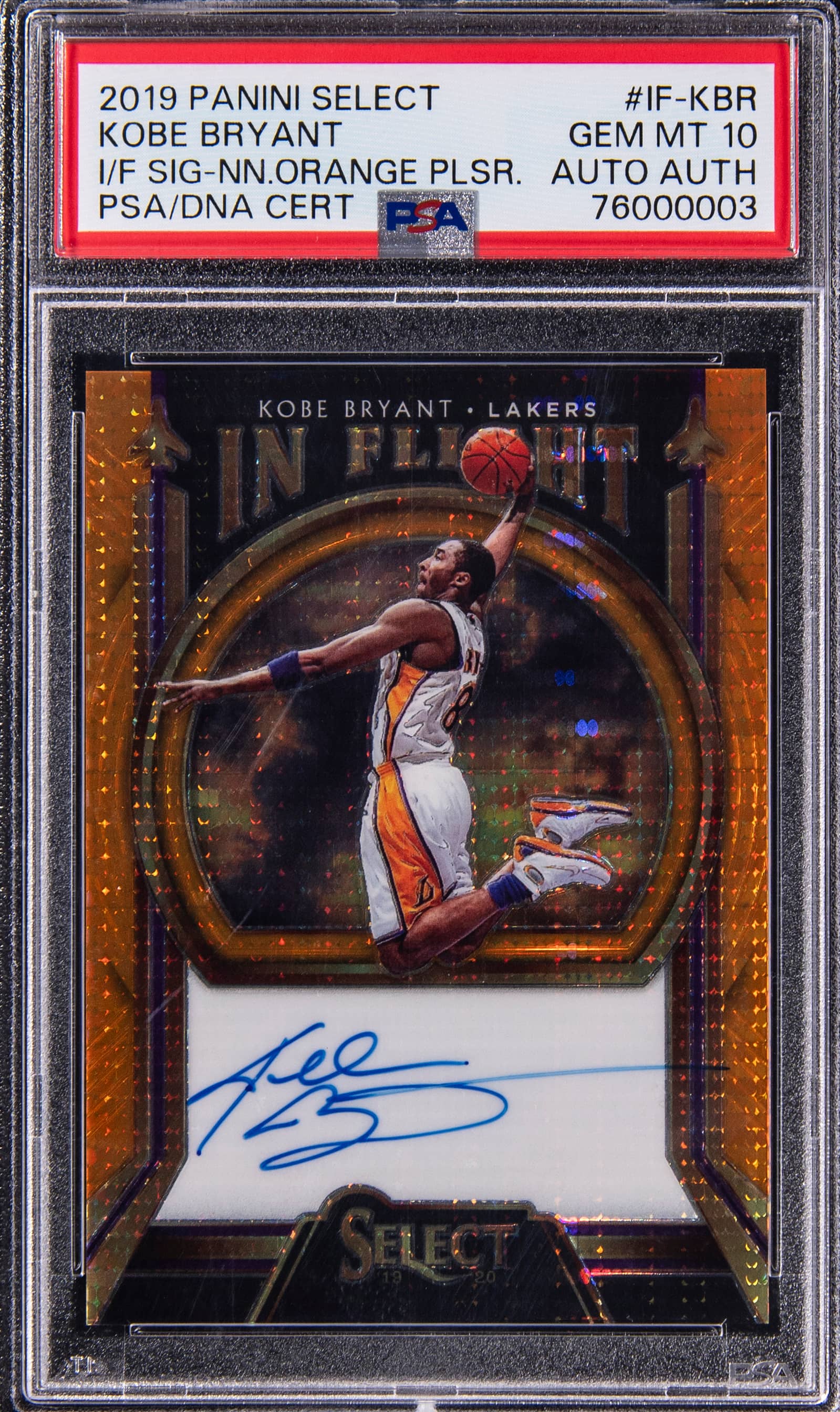Kobe 2019-20 Select In Flight Auto /35 PSA 10 Sale