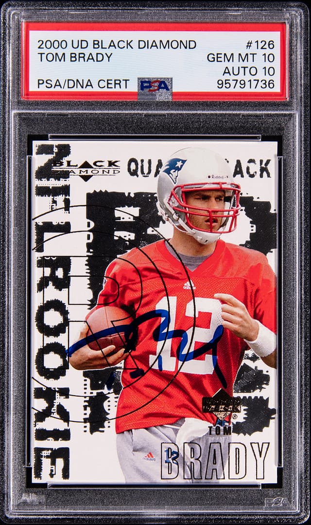 Tom Brady 2000 Black Diamond PSA 10 Auto Sells for $12K