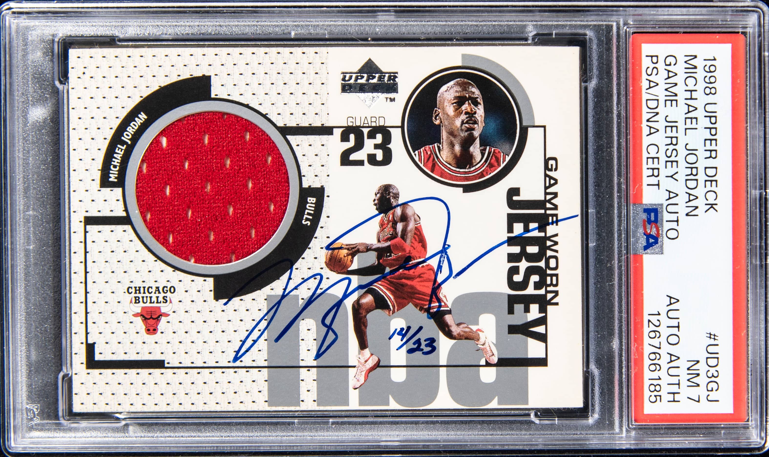 1998-99 MJ Game Jersey Auto /23 Sells for $130,540