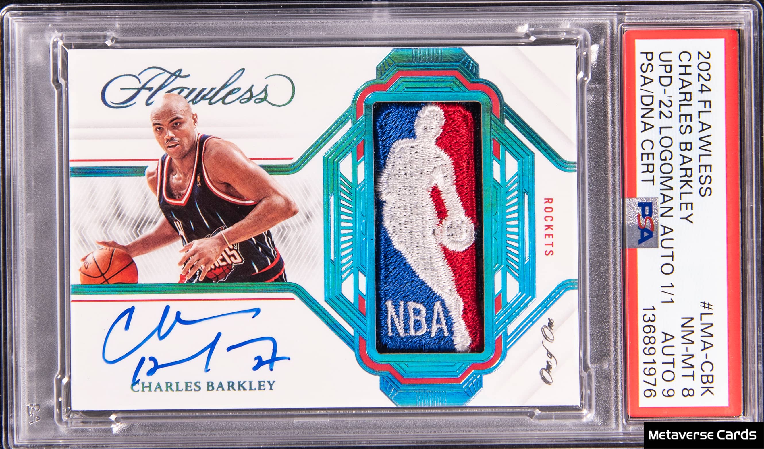 Charles Barkley Flawless Logoman Auto Sells for $63K