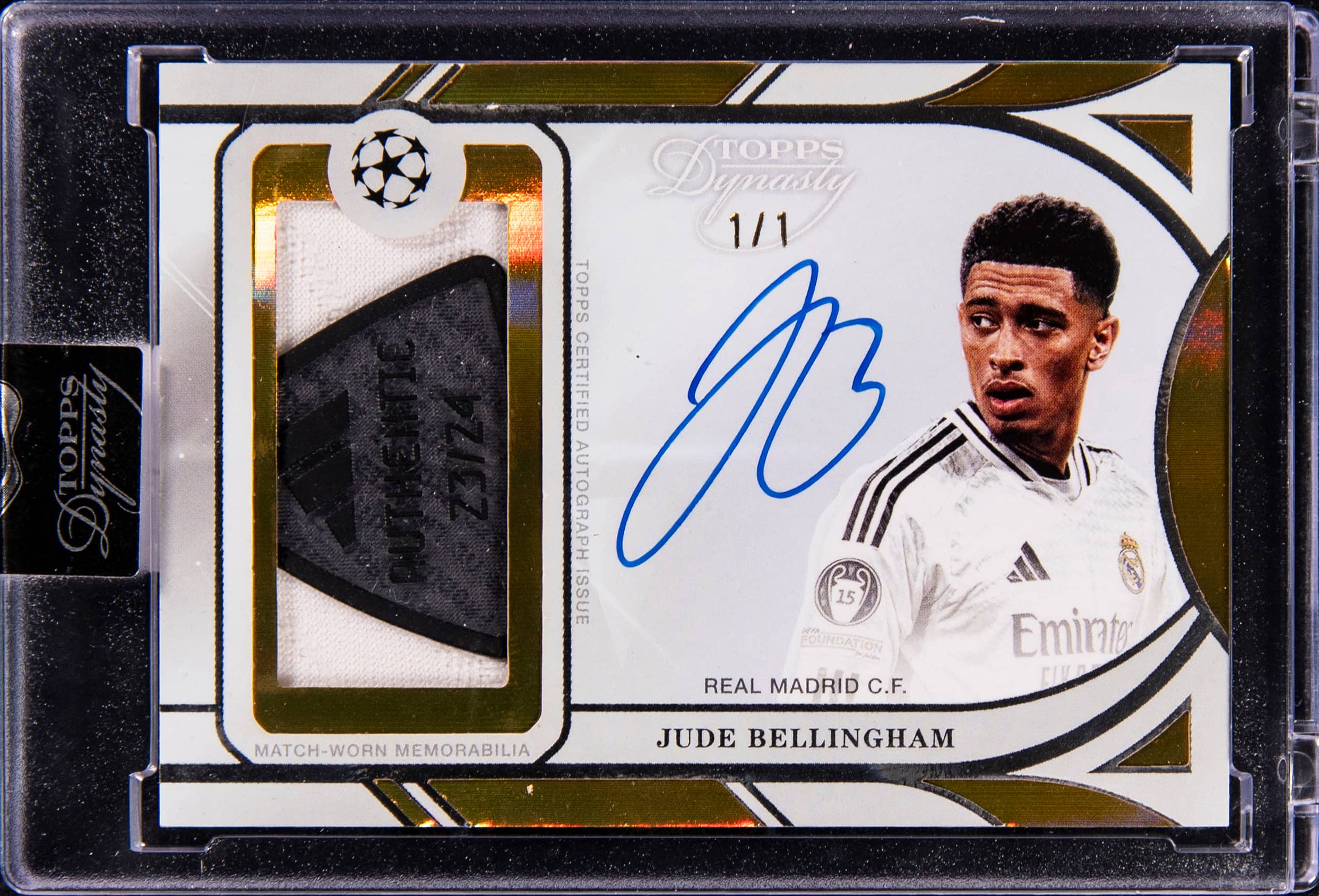 Jude Bellingham 1/1 Topps Dynasty UCC Gold Sale