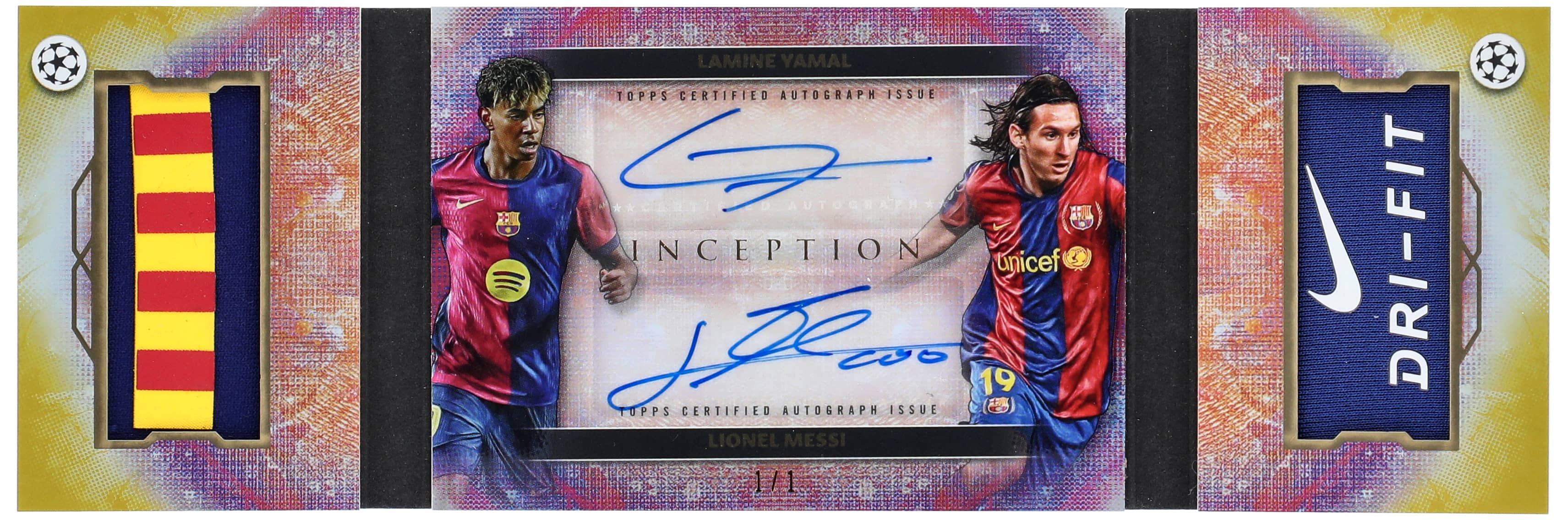 Messi & Yamal 1/1 Dual Patch Auto Sells for $56K