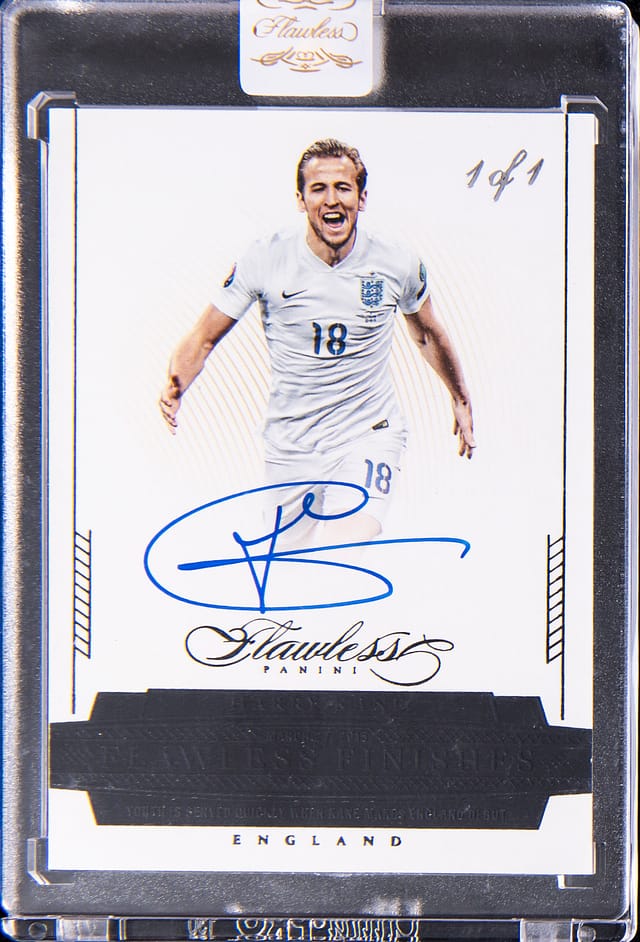 2015-16 Flawless Harry Kane 1/1 Auto sells for $13k