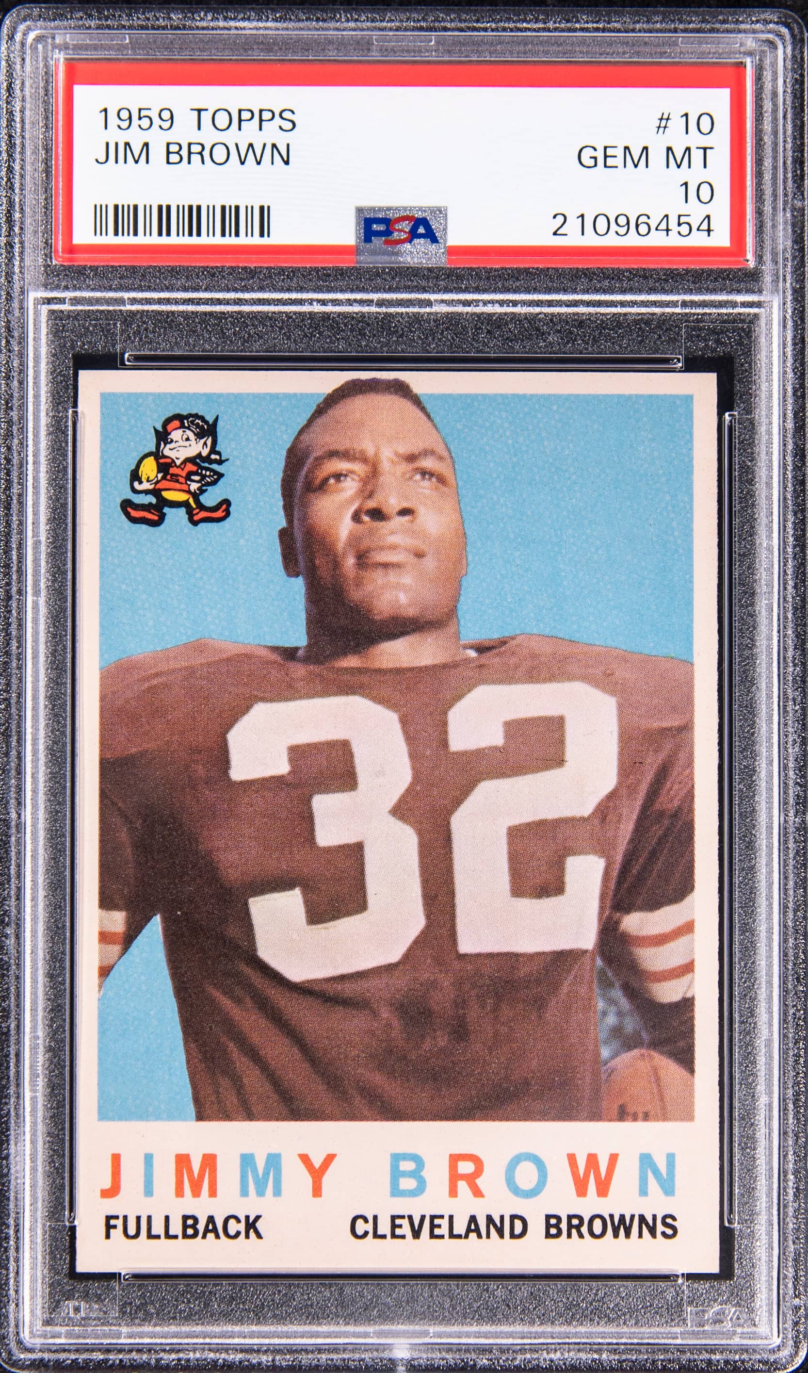 1959 Topps Jim Brown PSA 10 Sells for $112,240