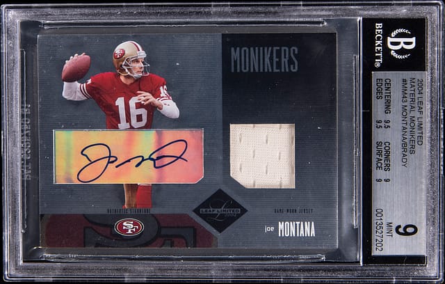 2004 Leaf Limited Montana/Brady Dual Auto Sells for $12K