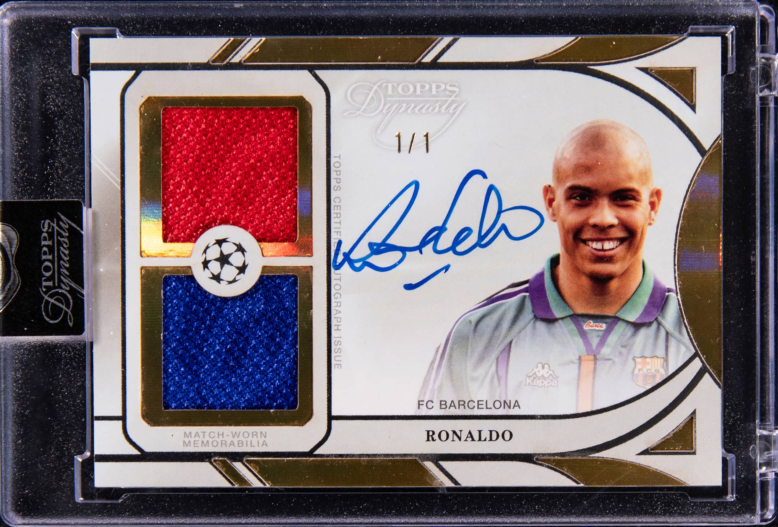 Ronaldo 1/1 Topps Dynasty Dual Relic Sells for $40k