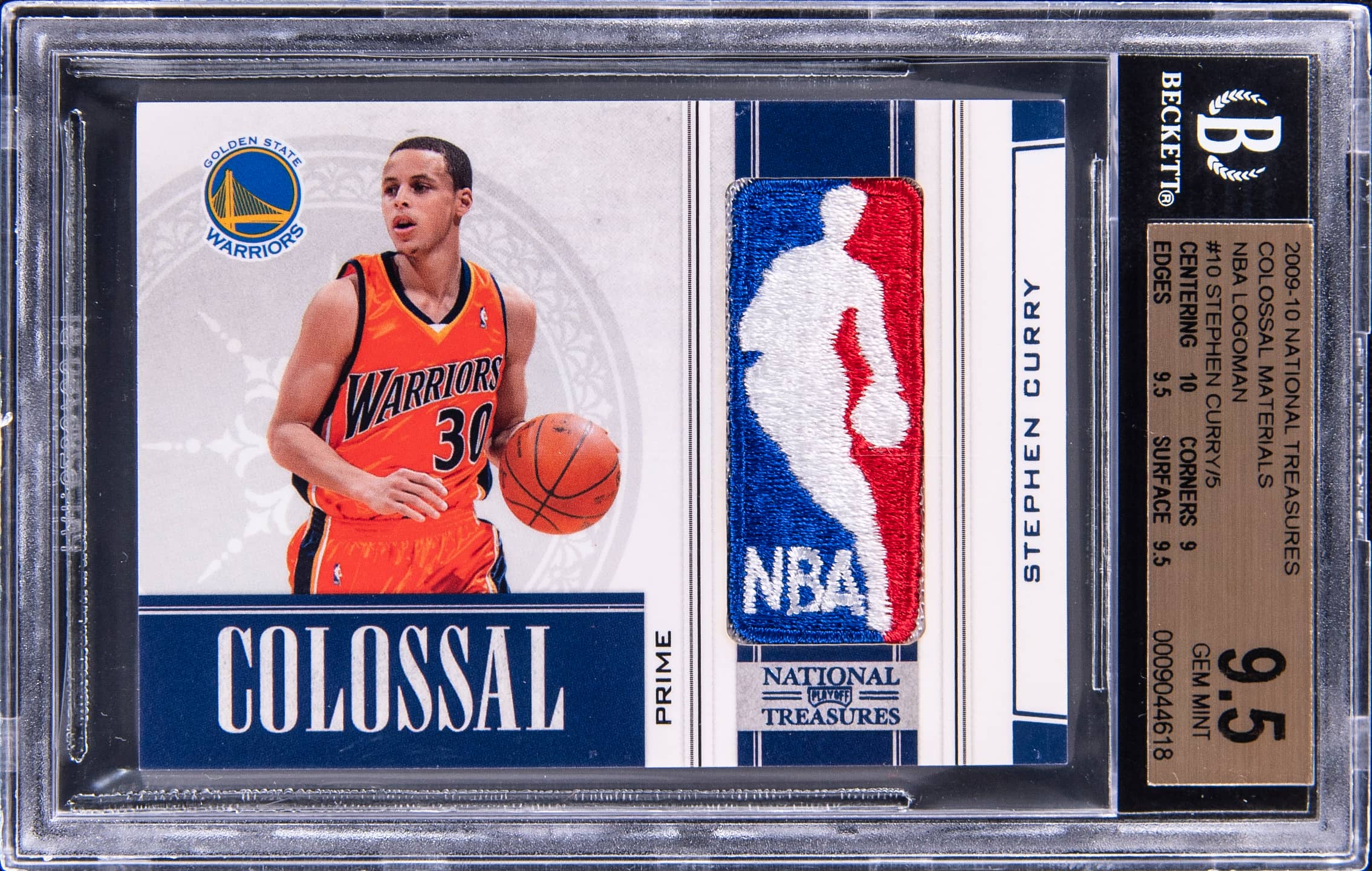 Steph Curry 2009 NT Logoman Rookie BGS 9.5 Sale