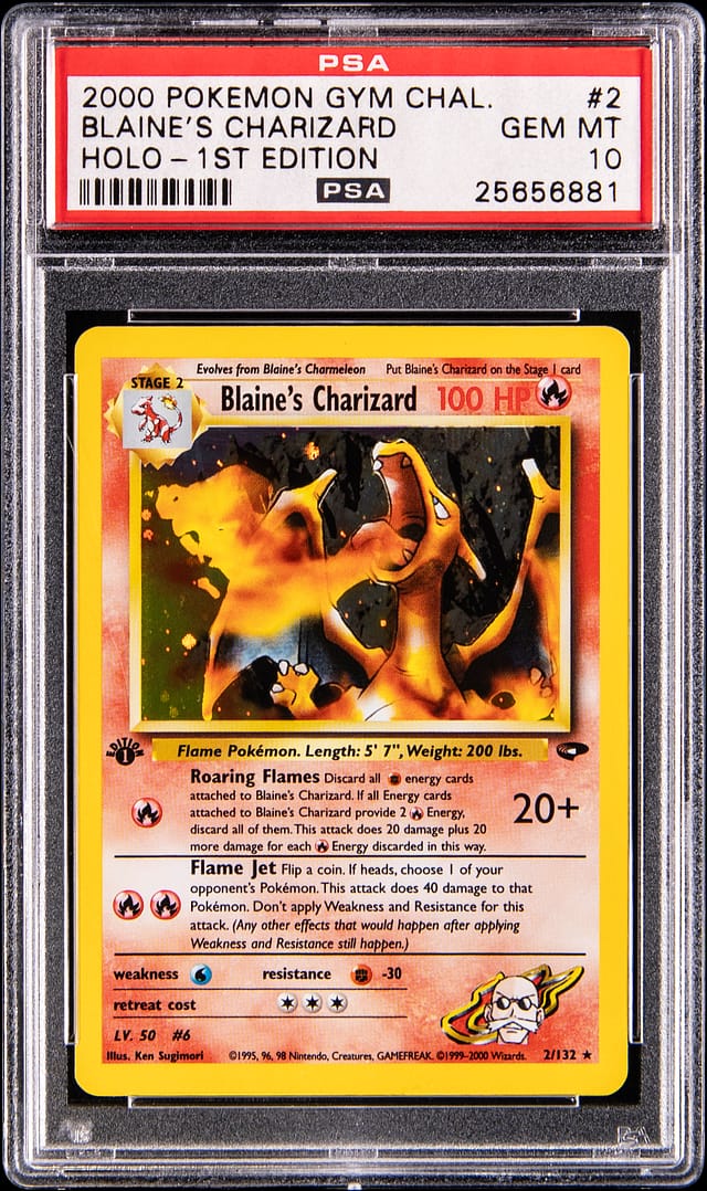 Blaine’s Charizard PSA 10 Gym Challenge Sale Analysis