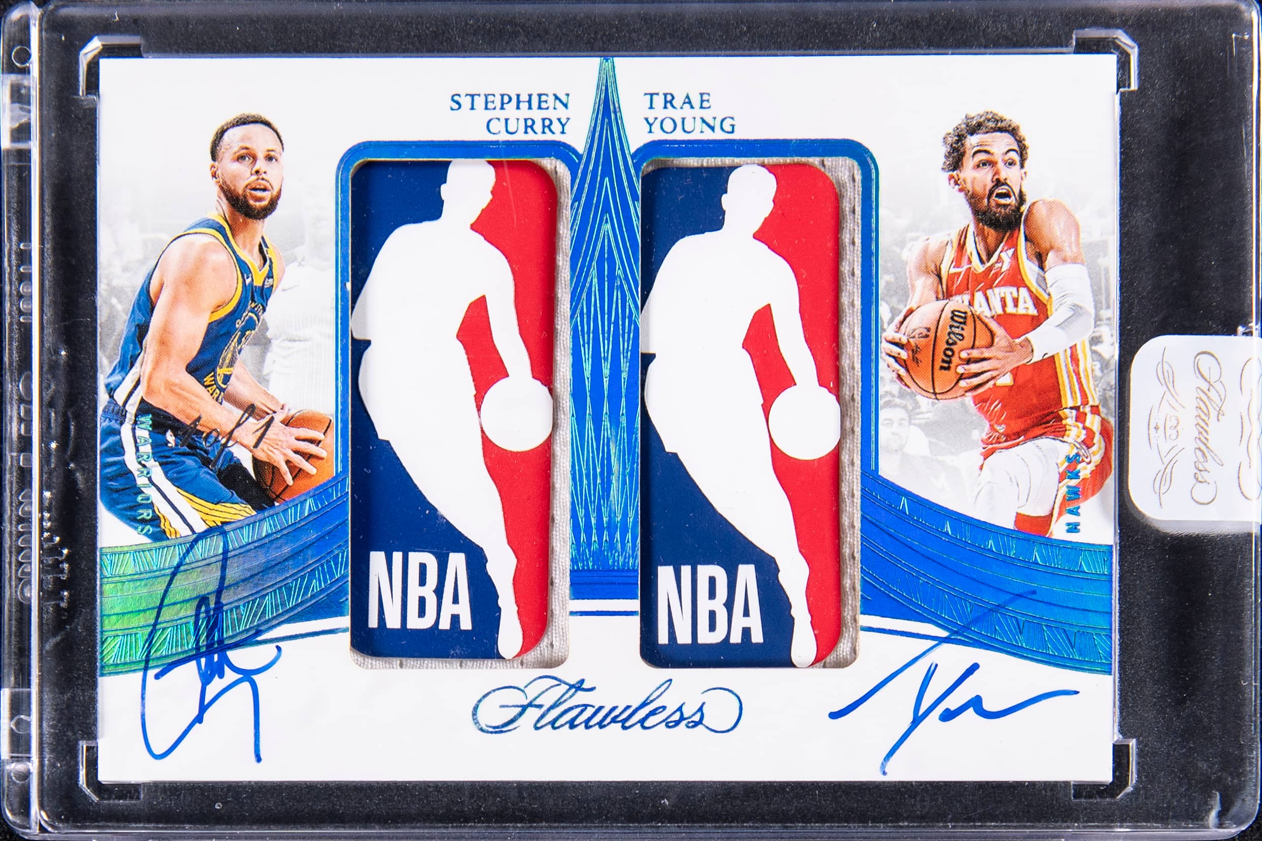 Curry/Trae Flawless Dual Logoman Auto 1/1 sale
