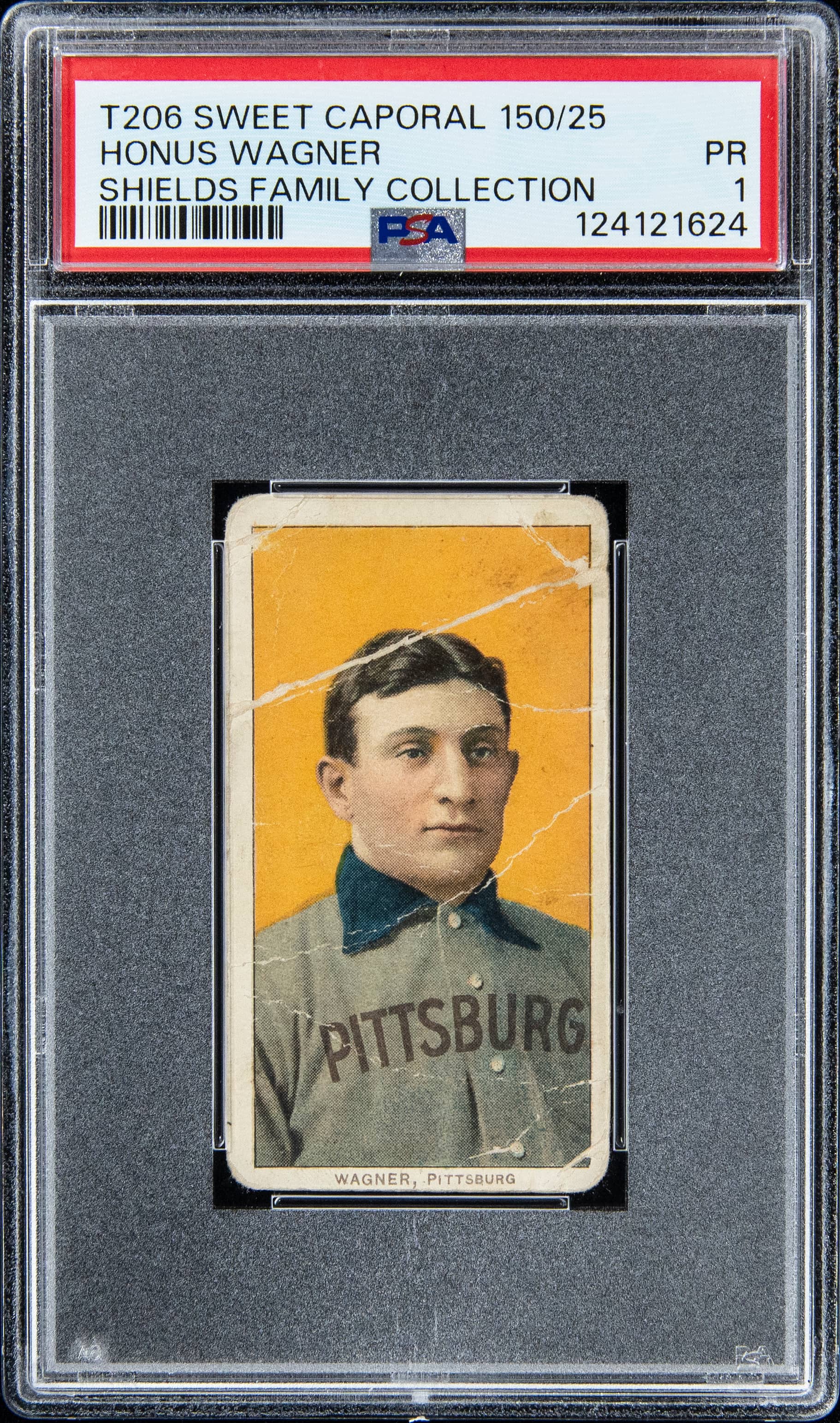 1909-11 T206 Honus Wagner PSA 1 Sells for $5.1M