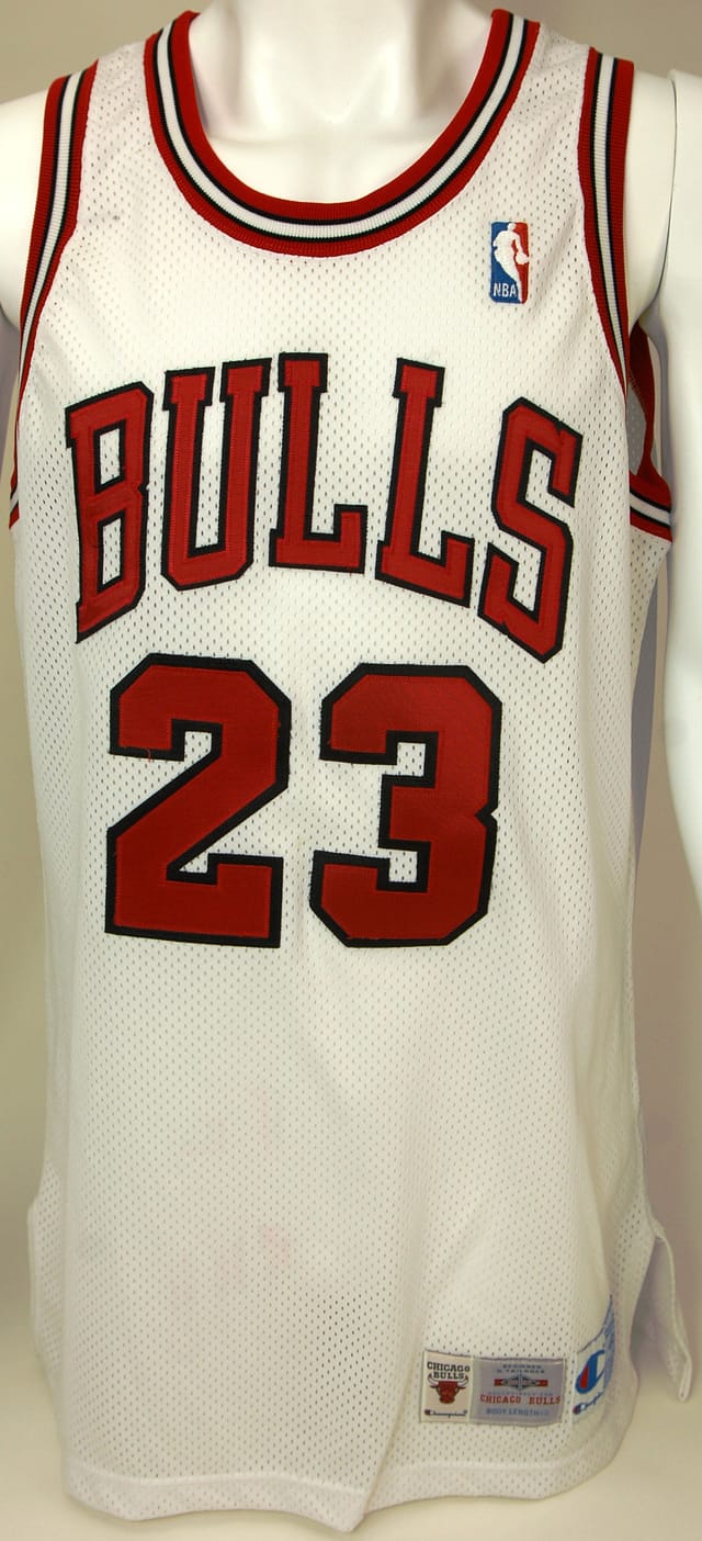 1995-96 Michael Jordan Game-Used Jersey Sold at Goldin
