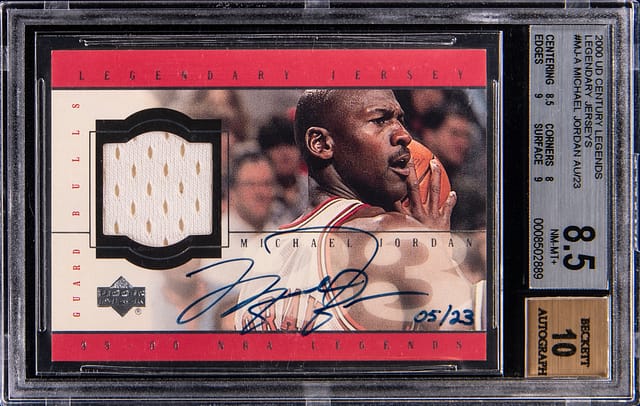 2000-01 MJ Legendary Jerseys Auto /23 Sells for $106K