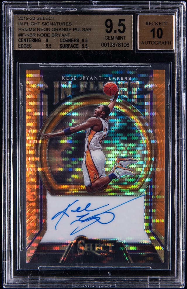 Kobe 2019-20 Select In Flight Auto BGS 9.5 Sale