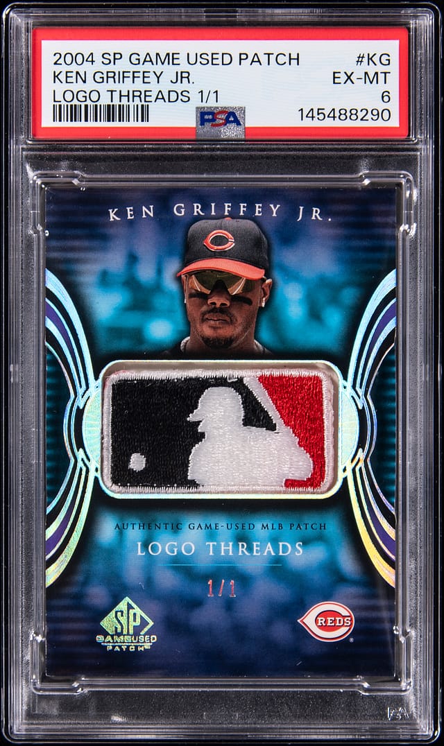 2004 SP Game Used Griffey Logoman 1/1 Sells for $58K