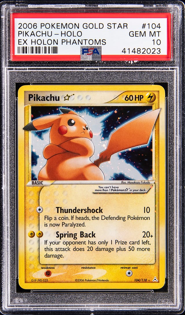 2006 Gold Star Pikachu PSA 10 sells for $93,940