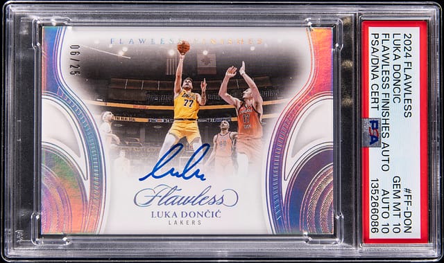 Luka 2024-25 Flawless Auto /25 PSA 10 Sells for $19K