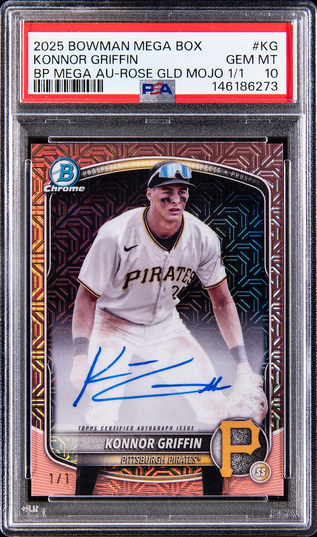 Konnor Griffin 2025 Bowman Mega 1/1 PSA 10 Sale