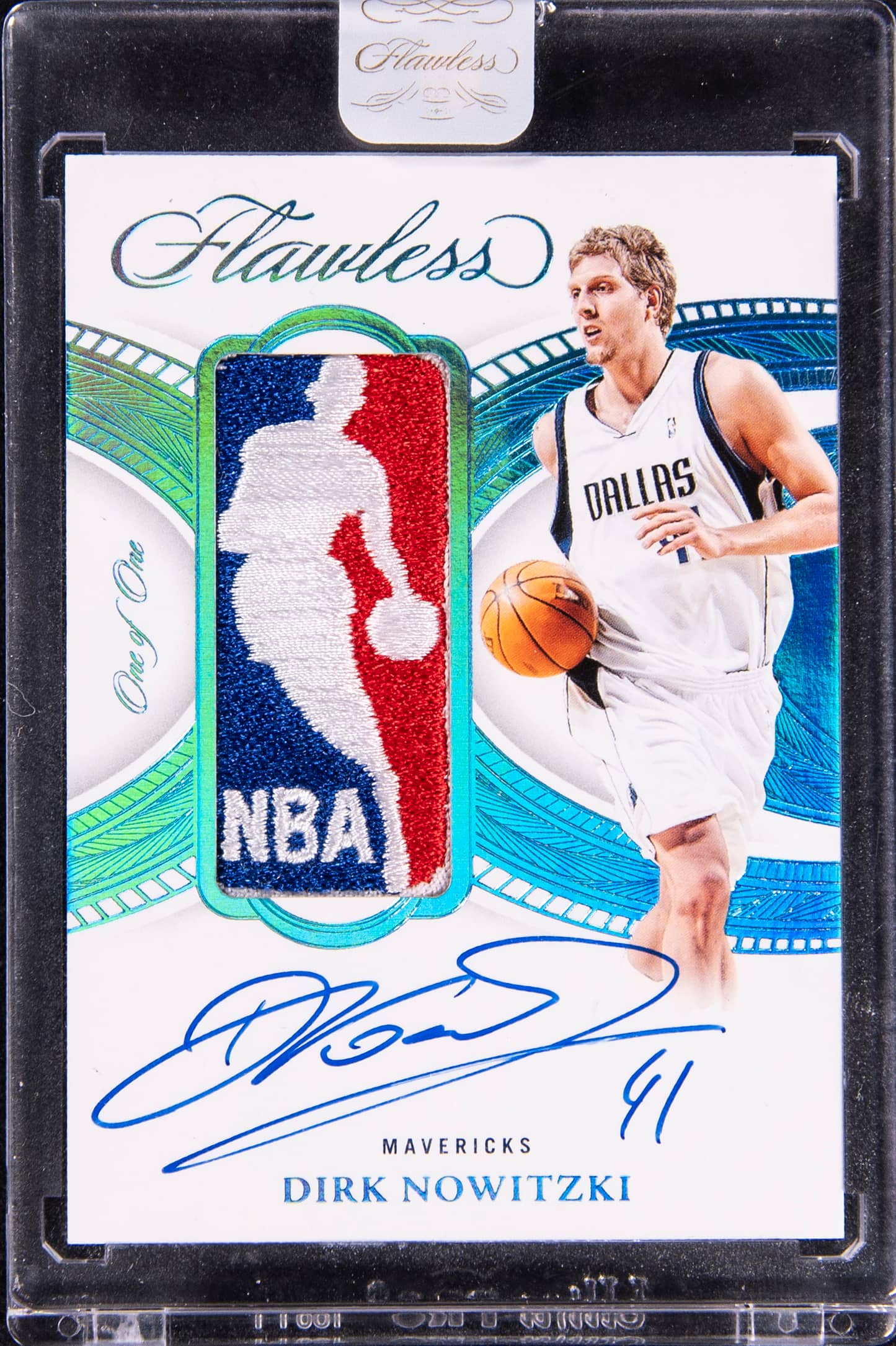 Dirk Nowitzki 2024-25 Flawless Logoman Auto 1/1 Sale